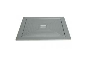 Aluminium deksel enkel