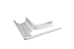 Metigla Dakgoot #9 Buitenhoek 90° - Ø125/88 mm [Alu Zinc] 