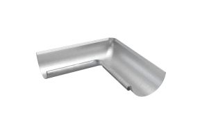 Metigla Dakgoot #4 Binnenhoek 90° Ø125/88 mm [Alu Zinc] 
