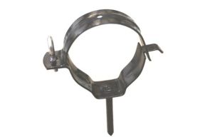 Gegalvaniseerde beugel zwart gelakt