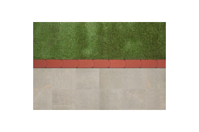 Redsun Graskantsteen Rood