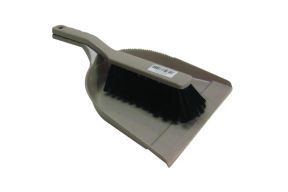 Vuilblik met handveger PVC