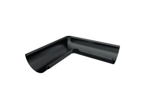 Metigla Dakgoot #4 Binnenhoek 90° Ø125/88 mm [RAL 9005]