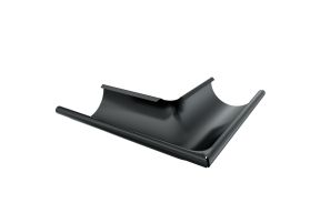 Metigla Dakgoot #9 Buitenhoek 90° - Ø125/88 mm [RAL 9005]