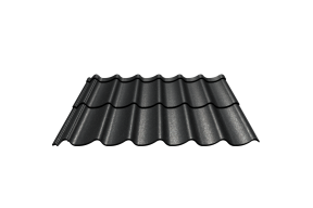 Metigla Stalen Dakplaat Clas 760 x 1190 mm [RAL 9005 Structuur Zwart]