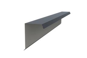 Metigla Dakplaat MPF5 Windveer 200 cm [RAL 9005 Structuur Zwart]