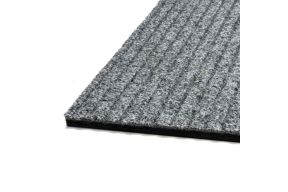 Geribbelde inkommat grijs