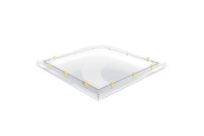 Skylux bolvormige acrylaat lichtkoepel enkelwandig