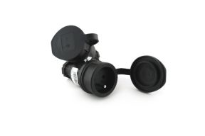 Stopcontact met klapdeksel