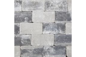 Betonklinker Damme Grijs-Zwart Getrommeld